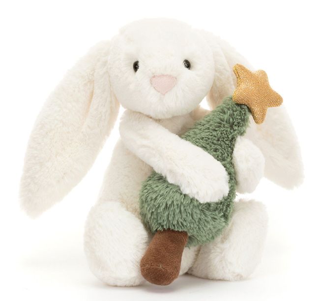 Bashful Bunny w Christmas Tree