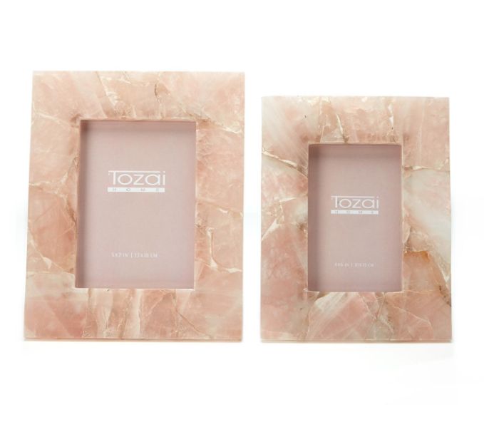 Pink Quartz Photo Frame
