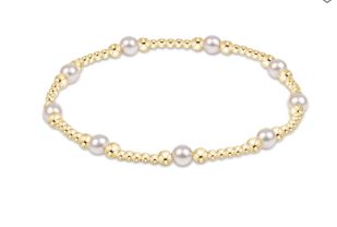 Classic Purpose 4mm Bracelet Pearl
