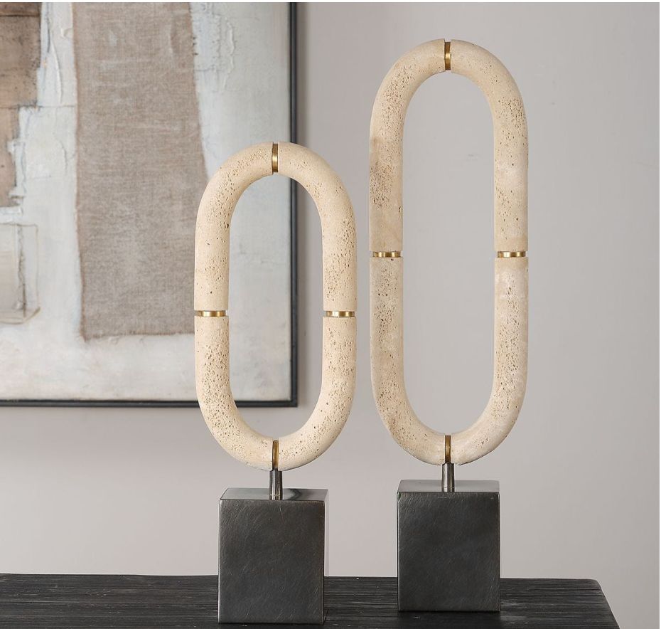 Oval Fusion Sculptures S/2