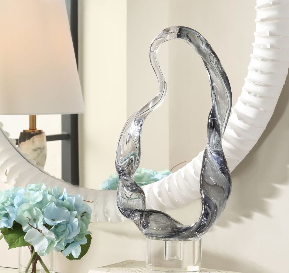 Luminous Twist Sculpture