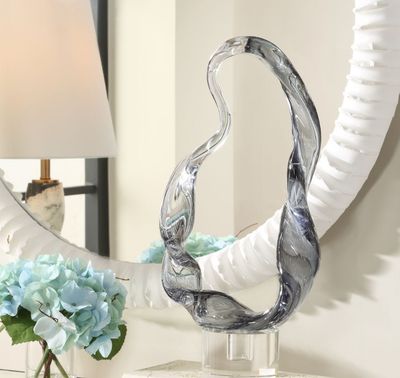 Luminous Twist Sculpture
