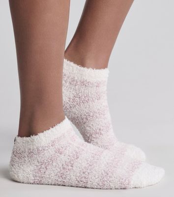 CC Heathered Stripe Ankle Sock OS