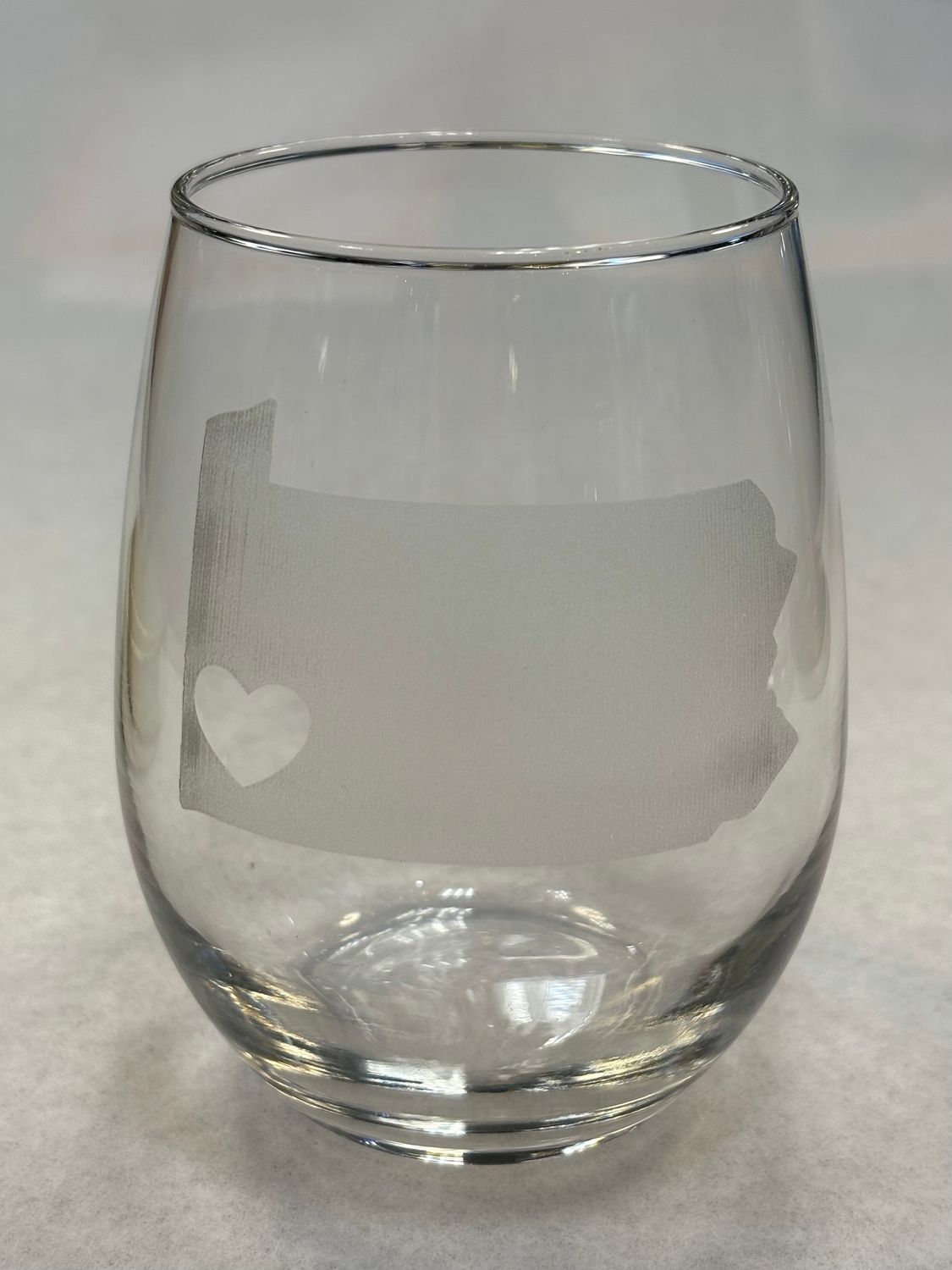 107 Stemless PA Wine Glass