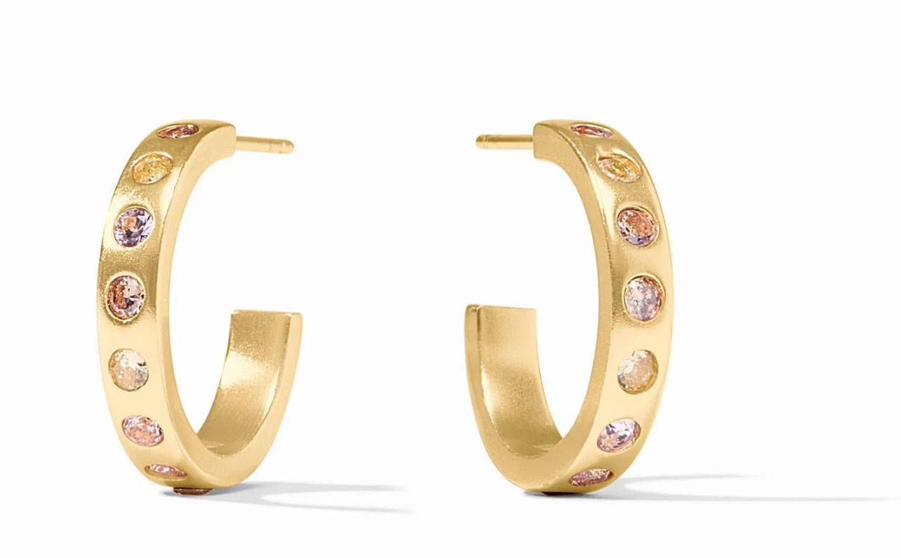 Rainbow Hoop Champagne Radiance/Gold