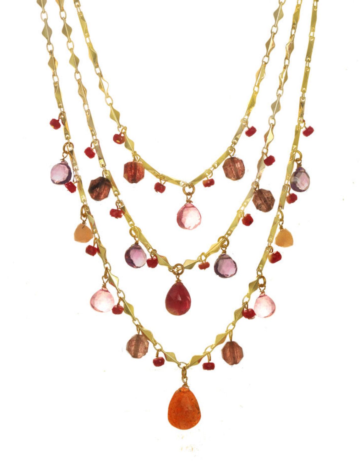 Wild Berry Bib Necklace JCN36