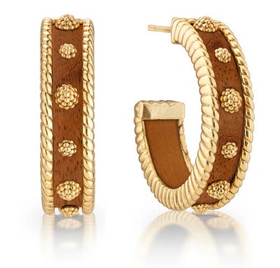 Berry Medium Hoop Teak