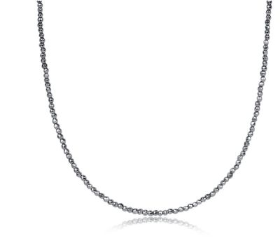 15in Choker Silver Hematite 2mm
