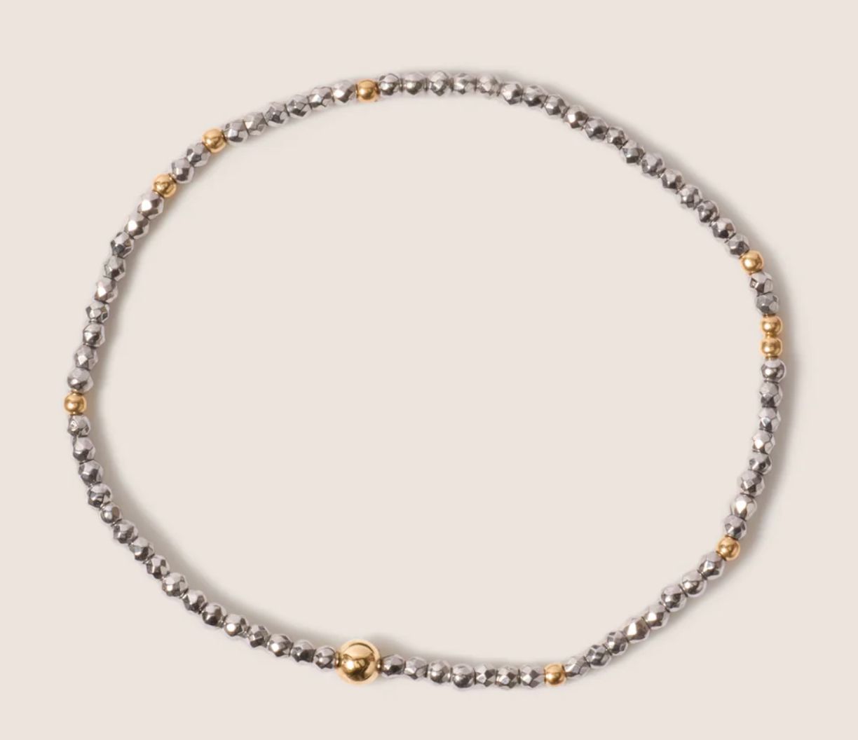 Hope Unwritten Bright Silver Hematite 2mm Bracelet