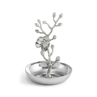 111830 White Orchid Ring Catch