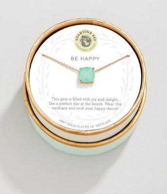 SLV Happy/Sea Green Necklace 502009
