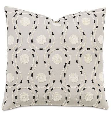 Kaisen Embroidered Decorative Pillow