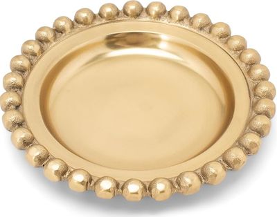 13902 Gilded Beaded Plate