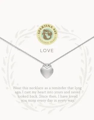 SLV Love/Heart Necklace, SIL 501613 