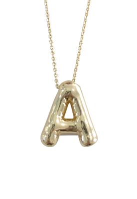 Bubble Initial Necklace