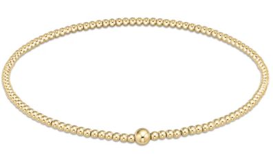 Classic Gold Bead Bangle