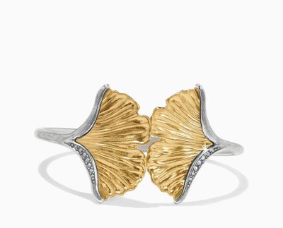 JF2060 Everbloom Ginkgo Hinged Bangle