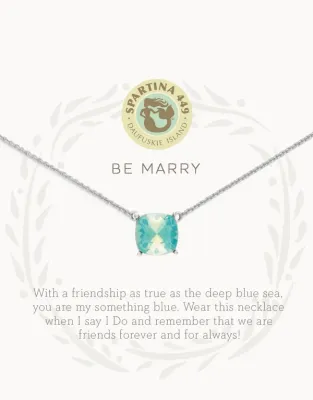 SLV 18" Be Marry Necklace SIL 