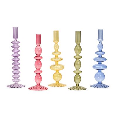 Hand Blown Candleholder