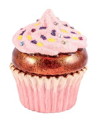 Cupcake Jeweled Trinket Box