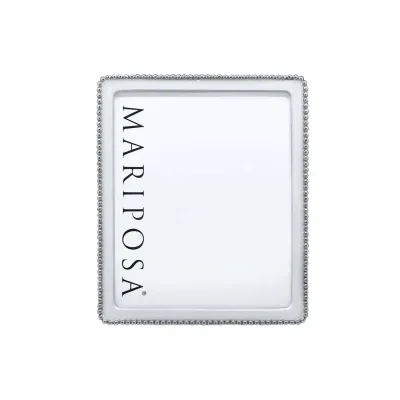 3708W Beaded White 8x10 Frame