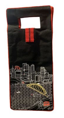 Pittsburgh Skyline Wine Bag