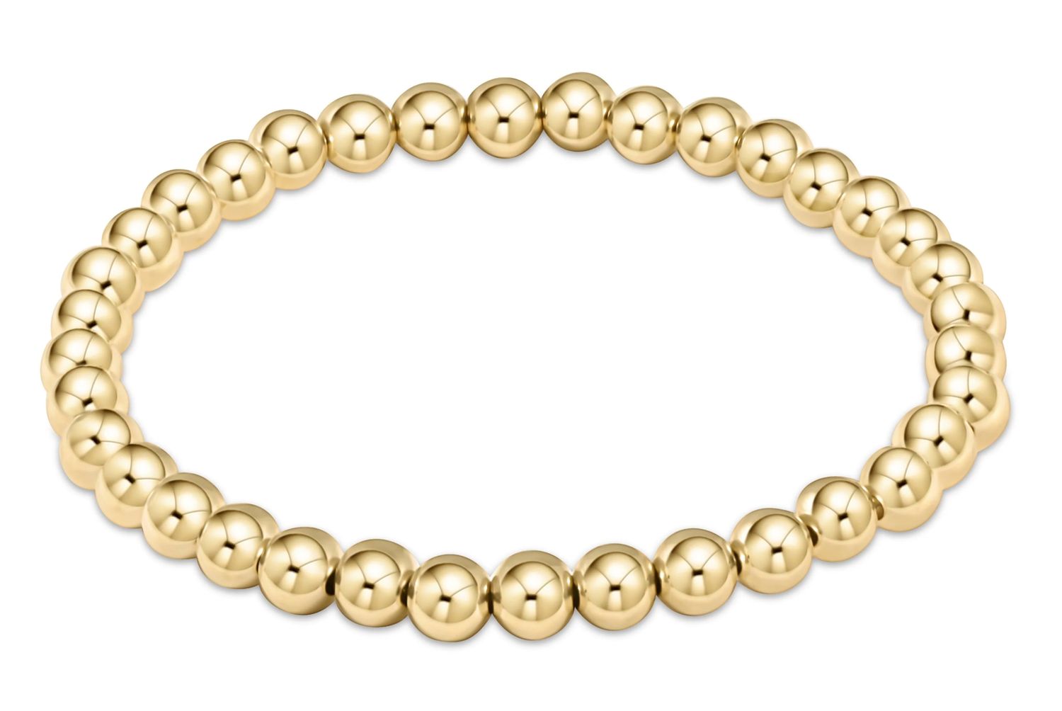 Ext Classic Gold 5mm Bead Bracelet