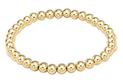 Ext Classic Gold 5mm Bead Bracelet