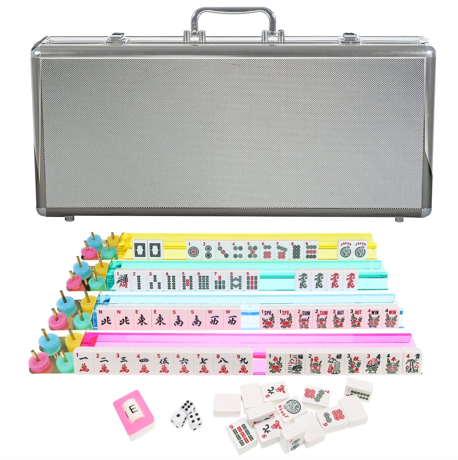 Mahjong Set in Aluminum Case