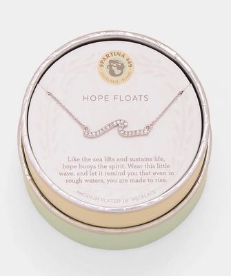 SLV Hope Floats Necklace Silv