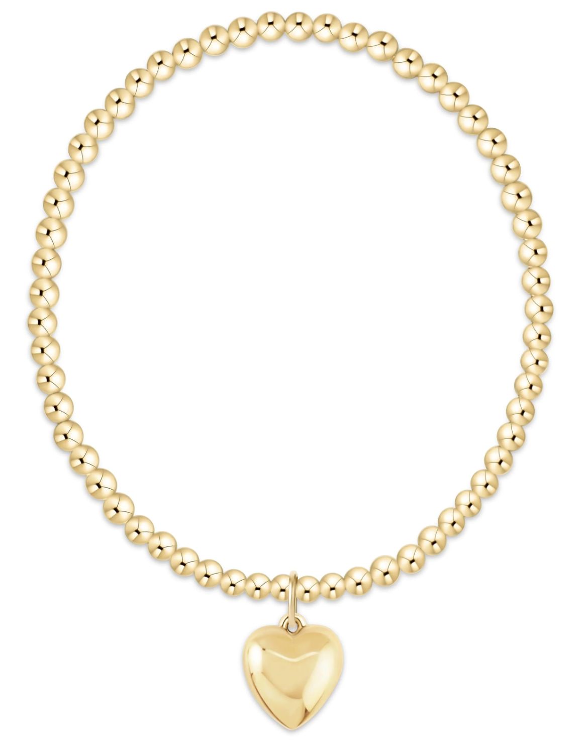 EXT Classic Gold 3mm Love Plush Bracelet