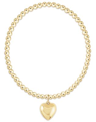 EXT Classic Gold 3mm Love Plush Bracelet