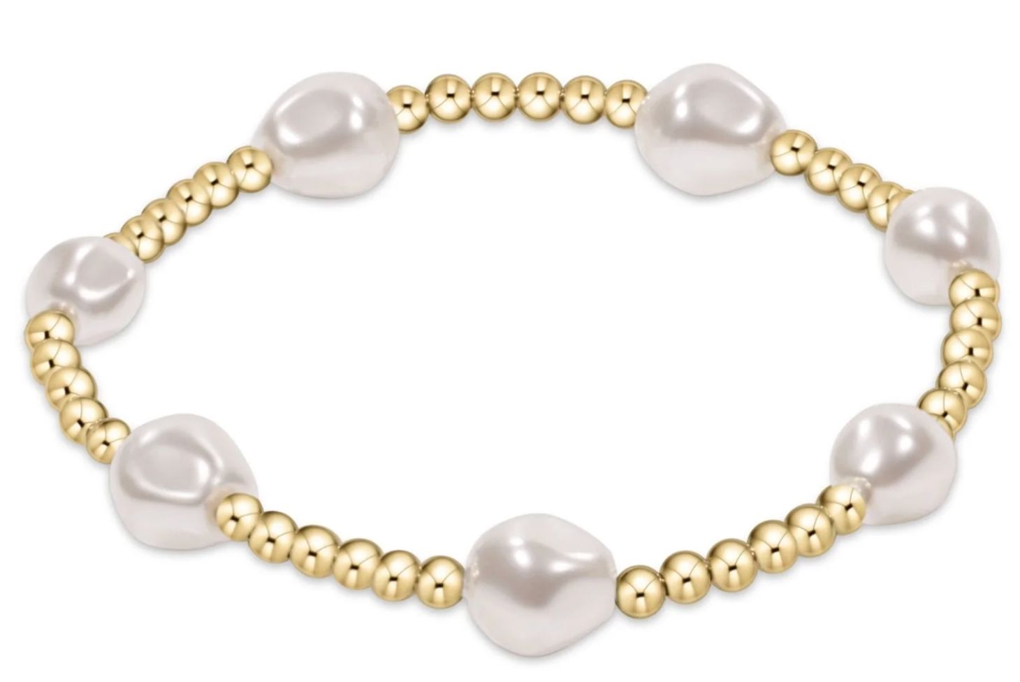 Admire Pearl 3mm Gold Bracelet