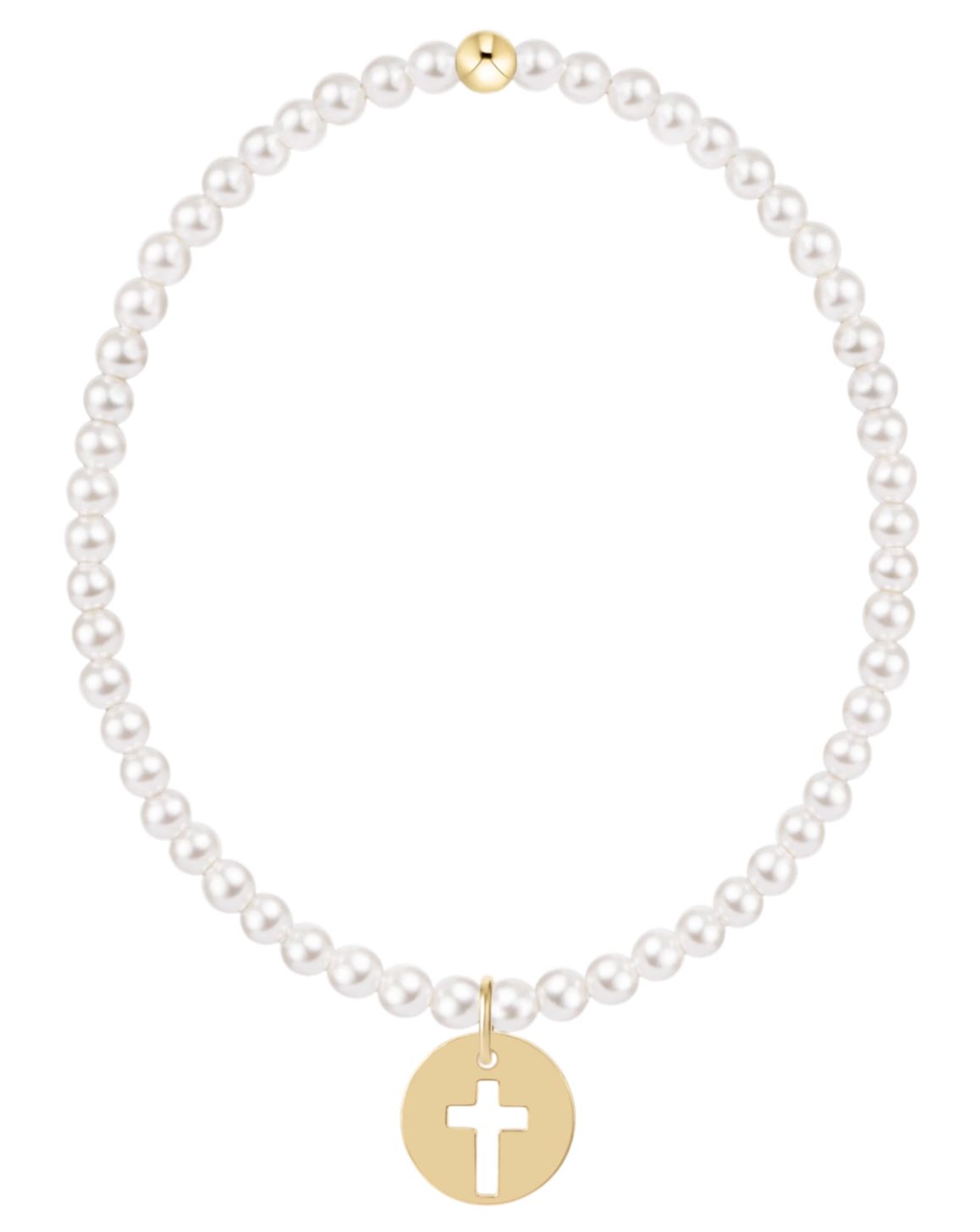 egirl Classic Pearl 3mm Blessed Gold Disc