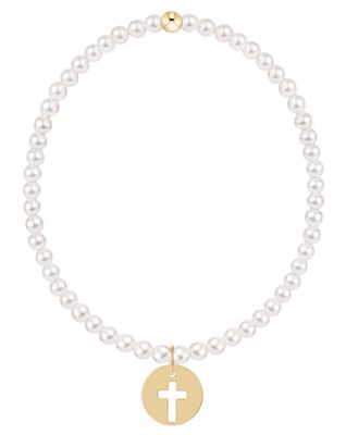 egirl Classic Pearl 3mm Blessed Gold Disc