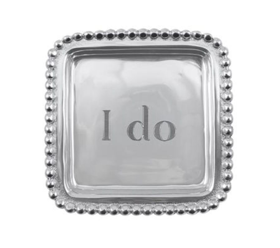 3200ID I DO Beaded Sq Tray