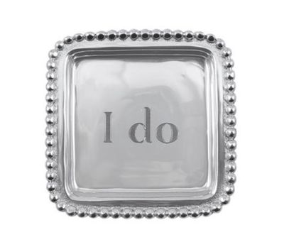 3200ID I DO Beaded Sq Tray