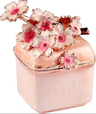 1030958c Lg Square Cherry Blossom Flower Box