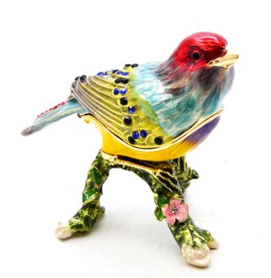 Sparrow on Branch Decorative Box 1131456B