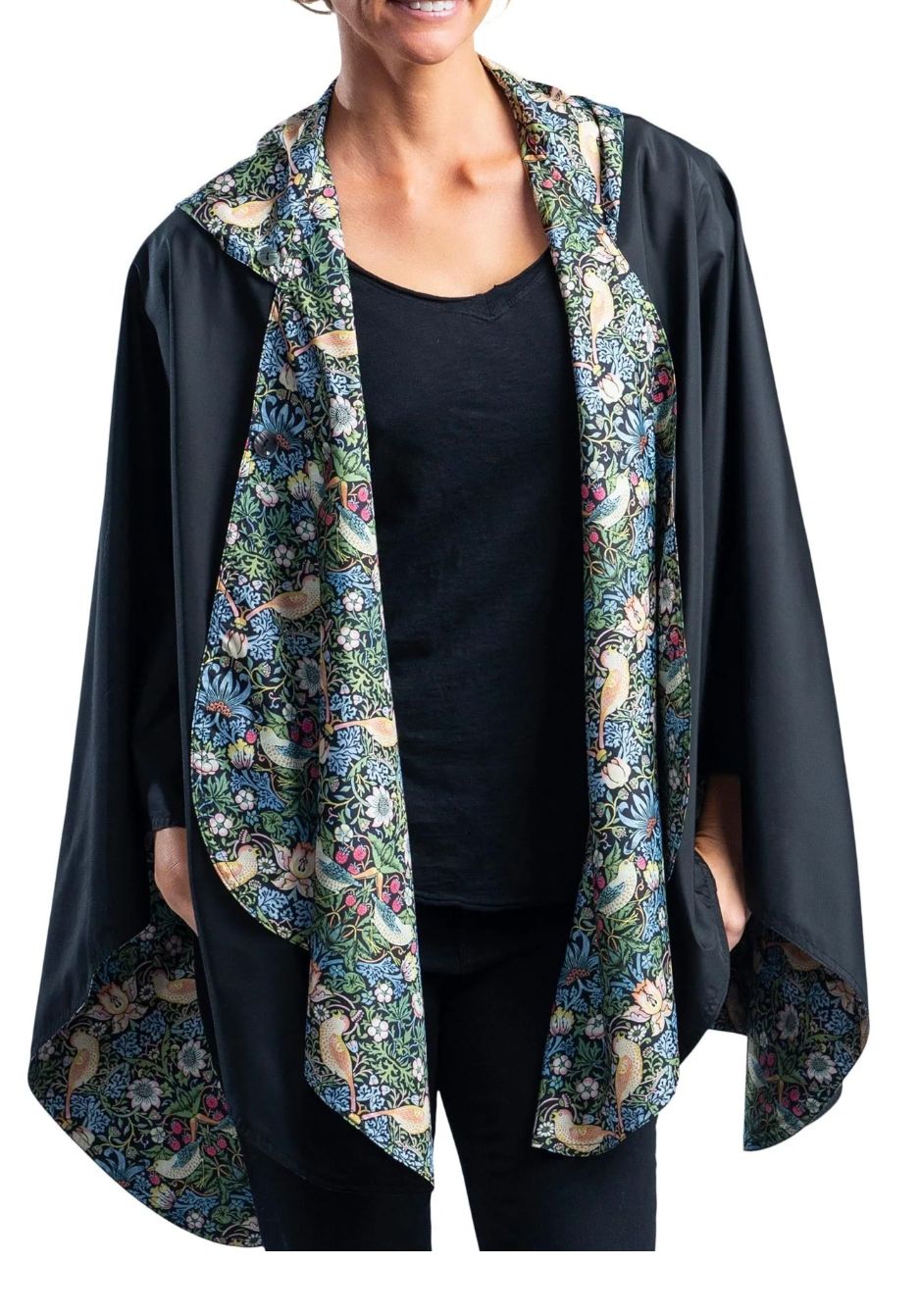 Raincaper Strawberry Thief / Black