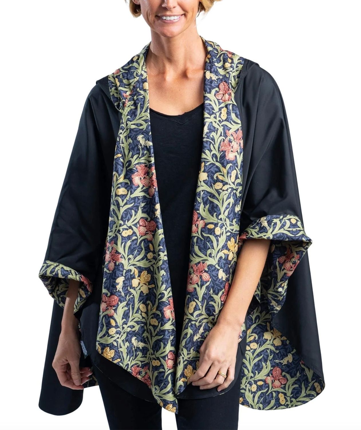 Raincaper Golden Flowers / Black