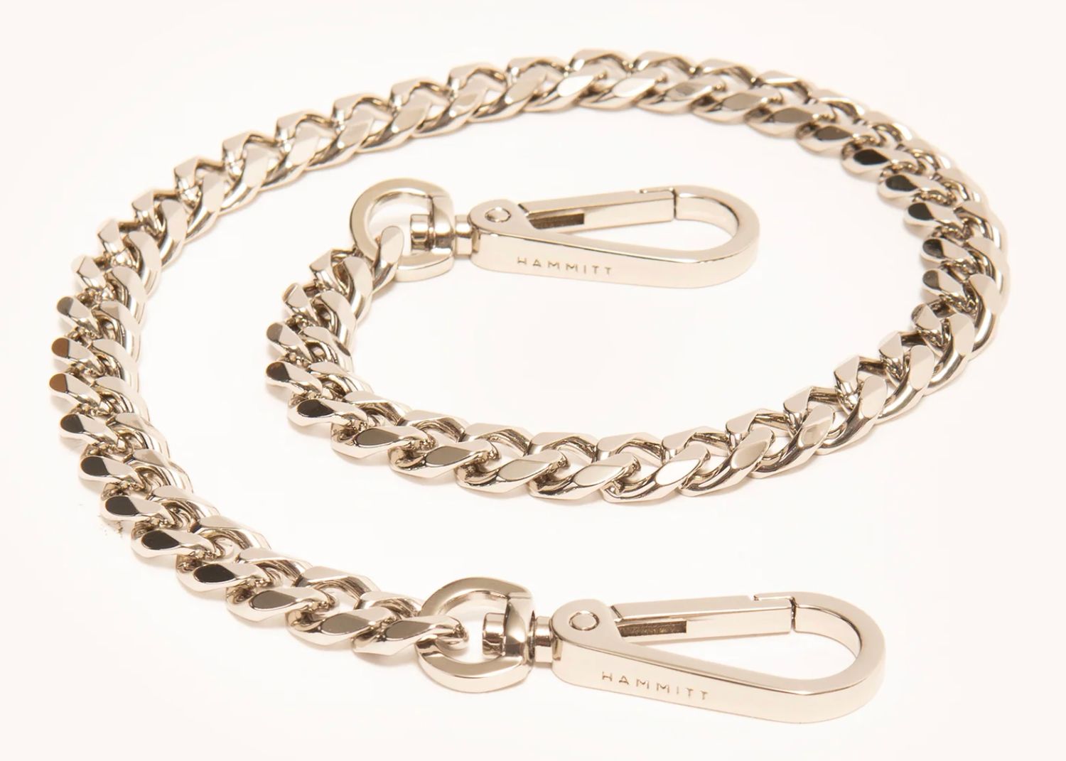 Hammitt Metal Chain Short Strap Silver