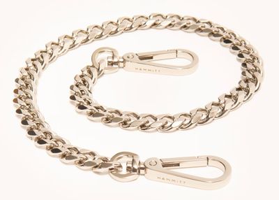 Hammitt Metal Chain Short Strap Silver