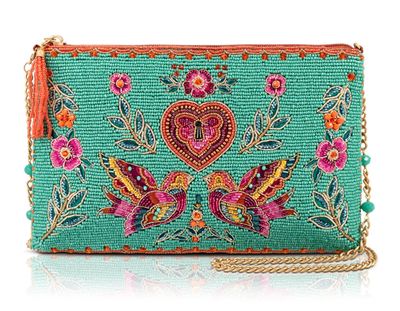 Two in Love Lovebirds &amp; Heart Handbag