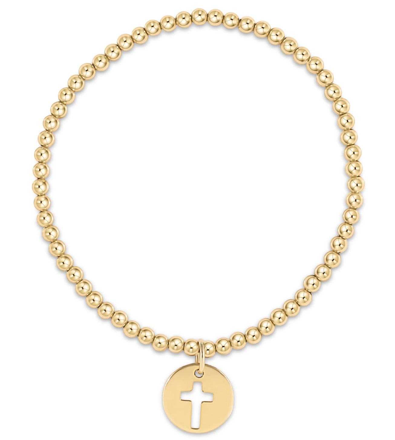 Classic Gold 3mm Blessed Gold Disk