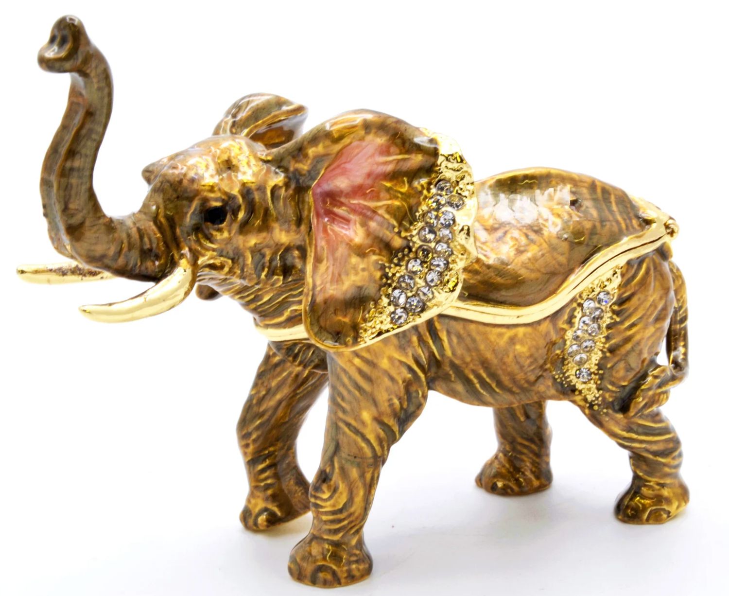 1013663 Gold Elephant Box