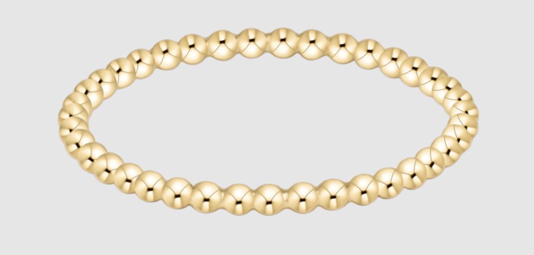 Classic Gold 1.5mm Bead Ring RCL15G