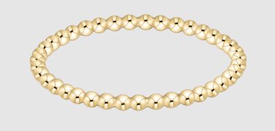 Classic Gold 1.5mm Bead Ring RCL15G