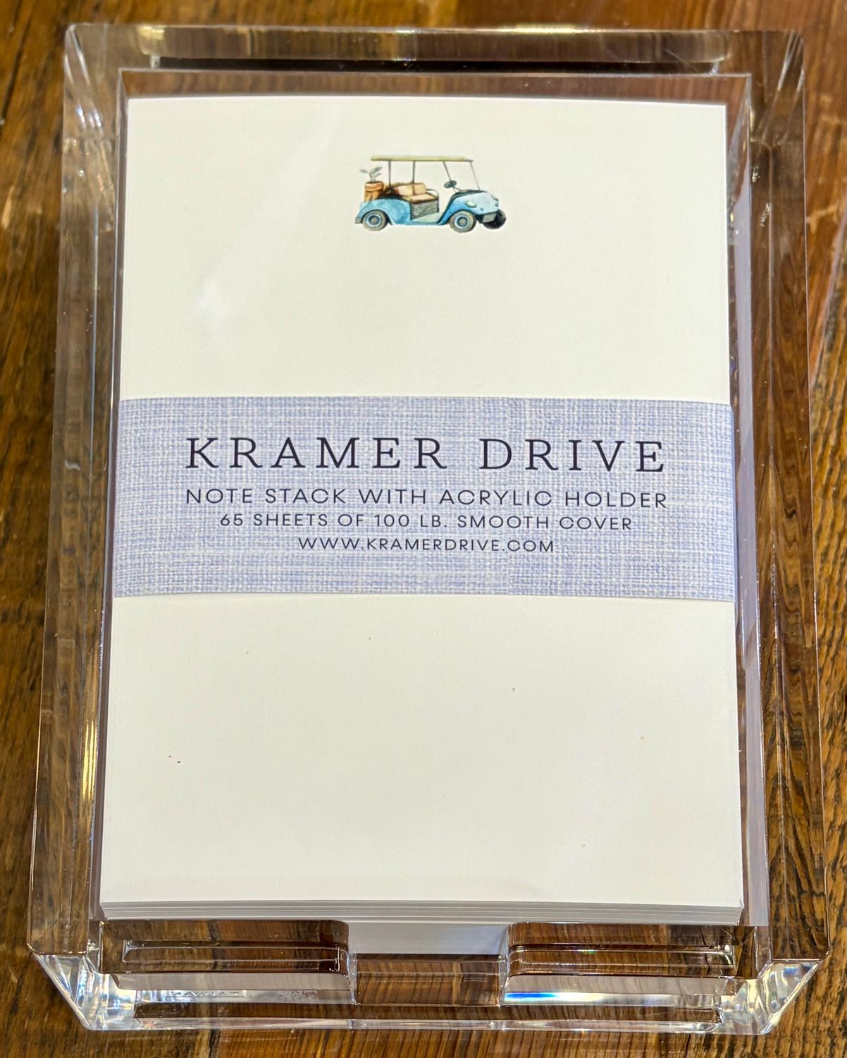 Golf Cart Note Stack In Tray