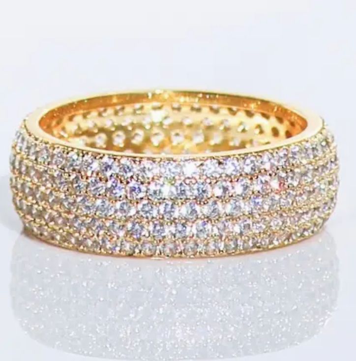 Mini Billionaire Ring 14K Gold